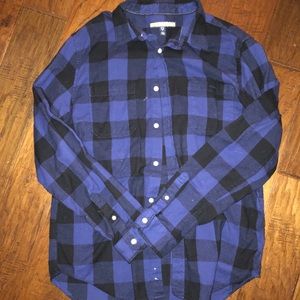 Blue and Black Flannel